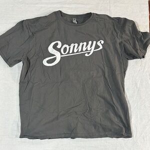 NWOT Men’s Sonny’s grey t shirt size 2XL. Washed never worn